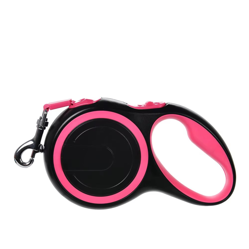 3M Retractable Dog Leash for Small Dogs Reflective Dual Pet Leash Lead 360 Swivel No Tangle Double Dog Walking Leash with Lights